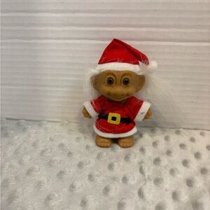 Russ Holiday Troll Doll in Red and White Outfit